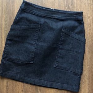 Loft dark wash Denim Jean skirt size 2
